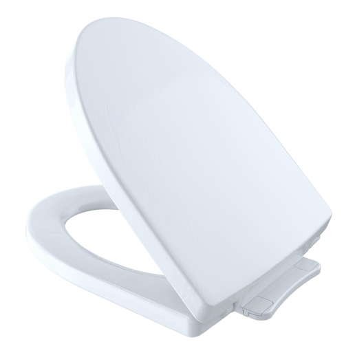 TOTO® Soirée® SoftClose® Non Slamming, Slow Close Elongated Toilet Seat and Lid, Cotton White - SS214#01