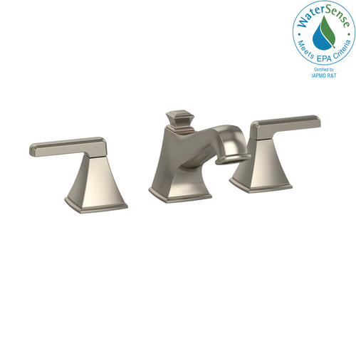 TOTO® Connelly® Two Handle Widespread 1.5 GPM Bathroom Sink Faucet, Brushed Nickel - TL221DD#BN