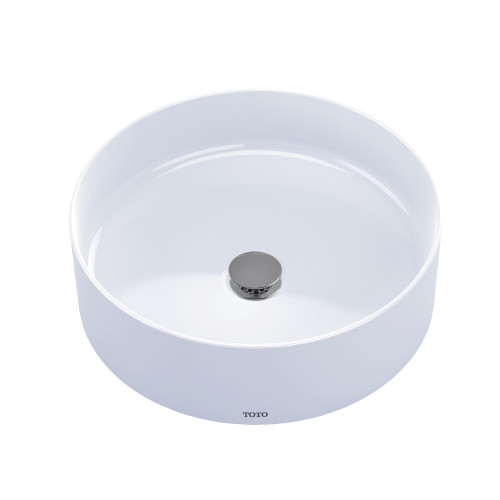TOTO® Arvina™ 16-9/16" Round Vessel Bathroom Sink, Cotton White - LT573#01