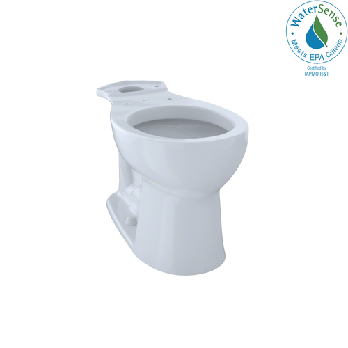 TOTO® Entrada Universal Height Round Toilet Bowl, Cotton White - C243EF#01