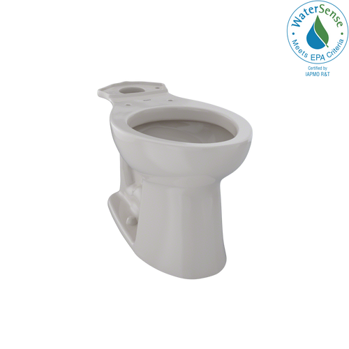 TOTO® Entrada Universal Height Elongated Toilet Bowl, Sedona Beige - C244EF#12