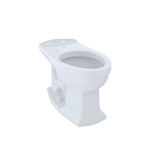 TOTO® Eco Clayton® and Clayton® Universal Height Elongated Toilet Bowl, Cotton White - C784EF#01