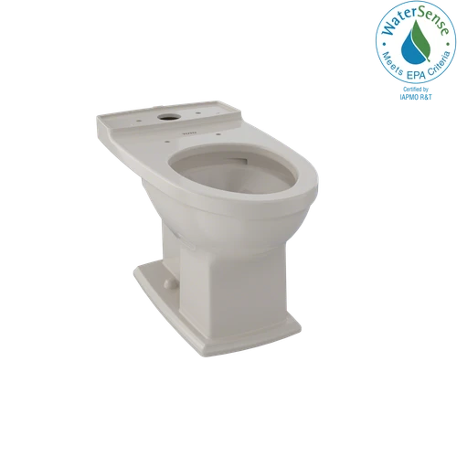TOTO® Connelly™ Universal Height Elongated Toilet Bowl with CEFIONTECT, Bone - CT494CEFG#03
