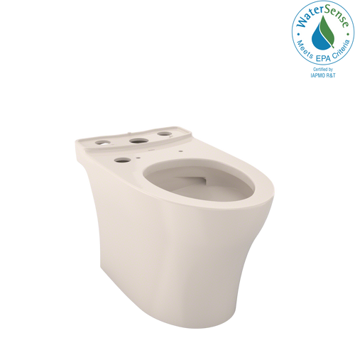TOTO® Aquia IV WASHLET+ Elongated Skirted Toilet Bowl with CEFIONTECT, Sedona Beige - CT446CEGNT40#12