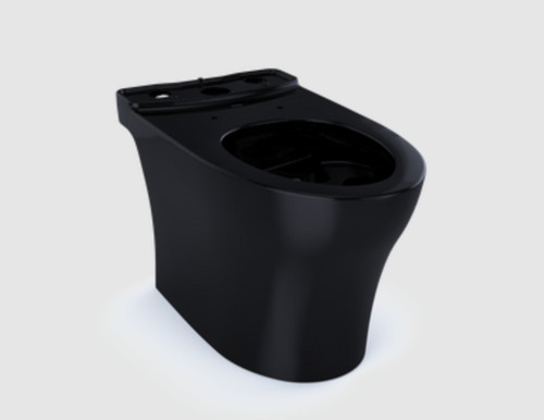 TOTO® Aquia® IV Elongated Universal Height Skirted Toilet Bowl, WASHLET®+ Ready, Ebony - CT446CEFNT40#51