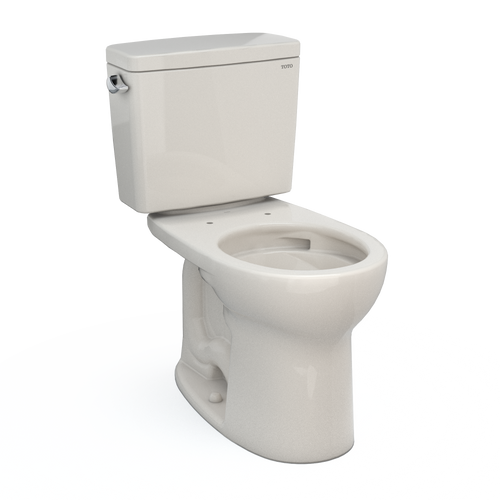 TOTO® Drake® Two-Piece Round 1.6 GPF Universal Height TORNADO FLUSH® Toilet with CEFIONTECT®, Sedona Beige - CST775CSFG#12