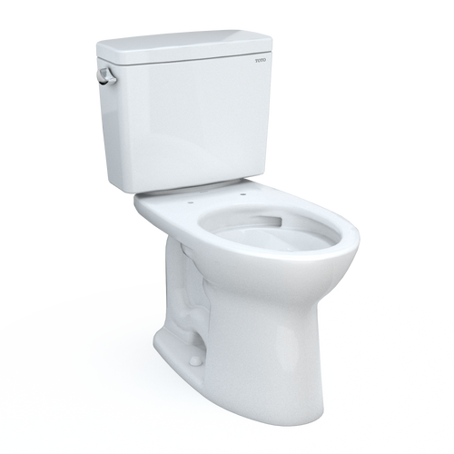 TOTO® Drake® Two-Piece Elongated 1.6 GPF TORNADO FLUSH® Toilet with CEFIONTECT®, Cotton White - CST776CSG#01