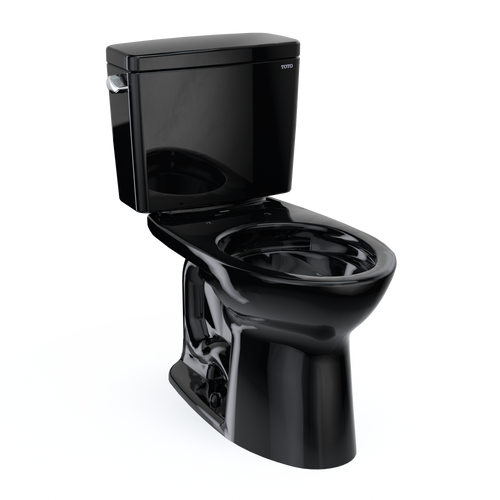 TOTO® Drake® Two-Piece Elongated 1.6 GPF TORNADO FLUSH® Toilet, Ebony - CST776CS#51