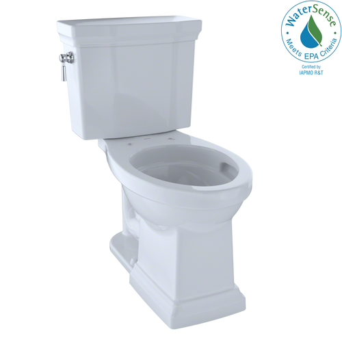 TOTO® Promenade® II 1G® Two-Piece Elongated 1.0 GPF Universal Height Toilet with CEFIONTECT, Cotton White - CST404CUFG#01