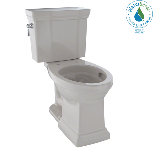 TOTO® Promenade® II 1G® Two-Piece Elongated 1.0 GPF Universal Height Toilet with CEFIONTECT, Sedona Beige - CST404CUFG#12