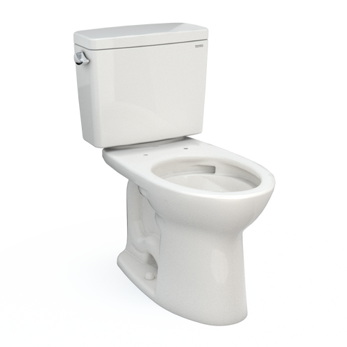 TOTO® Drake®  Two-Piece Elongated 1.6 GPF Universal Height TORNADO FLUSH® Toilet with CEFIONTECT®, Colonial White - CST776CSFG#11