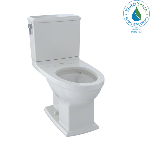 TOTO® Connelly® Two-Piece Elongated Dual-Max®, Dual Flush 1.28 and 0.9 GPF Universal Height Toilet with CEFIONTECT, Colonial White - CST494CEMFG#11