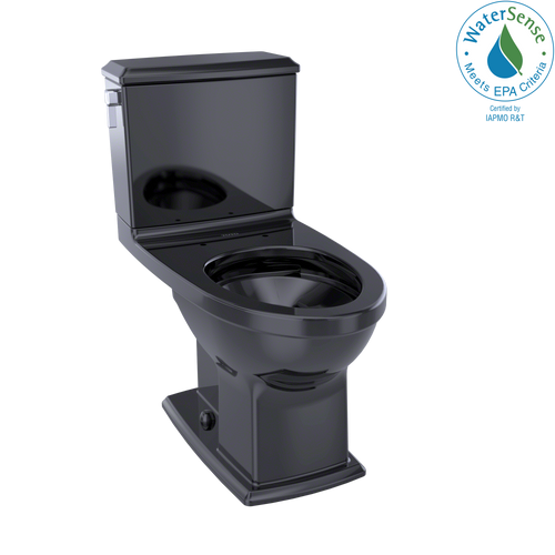 TOTO® Connelly® Two-Piece Elongated Dual-Max®, Dual Flush 1.28 and 0.9 GPF Universal Height Toilet, Ebony - CST494CEMF#51
