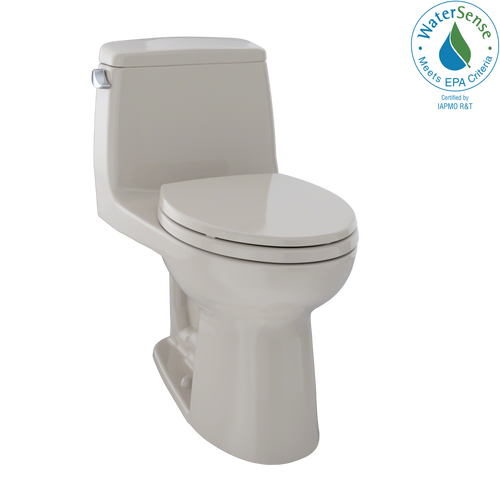 TOTO® Eco UltraMax® One-Piece Elongated 1.28 GPF ADA Compliant Toilet, Bone - MS854114EL#03