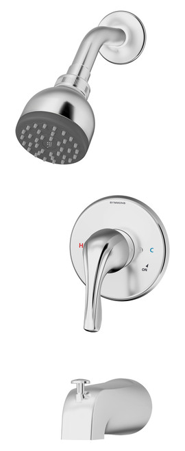 Symmons Origins Tub & Shower Faucet Trim - Chrome - 9602PLR175TRM