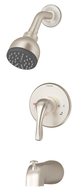 Symmons 9602-PLR-TRM-STN Origins Tub & Shower Faucet Trim - Satin Nickel