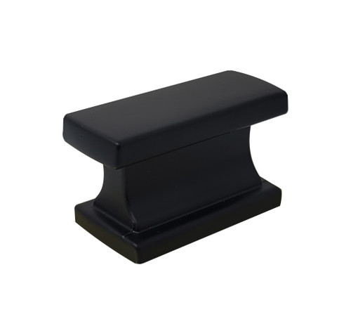 MNG Hardware 17620 Park Avenue Knob - Matte Black