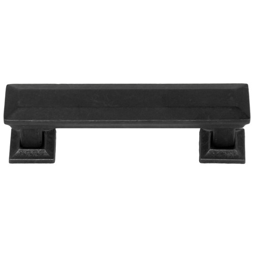 MNG Hardware 83813 8" Pull with Back Plate - Poise - Oil Rubbed Bronze