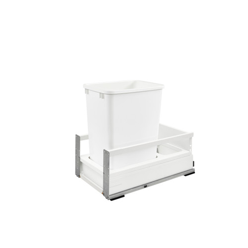 Rev-A-Shelf Tandem Pullout Waste/Trash Container w/ Soft-Close and SERVO-DRIVE System - TWCSD-15DM-1