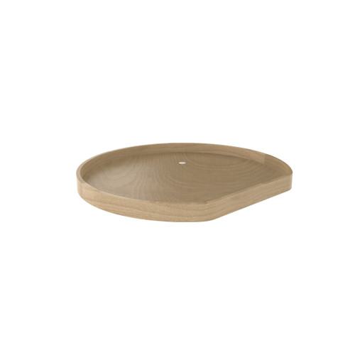 Rev-A-Shelf Banded Wood D-Shaped Lazy Susan Shelf for Corner Base Cabinets - LD-4BW-201-28-1