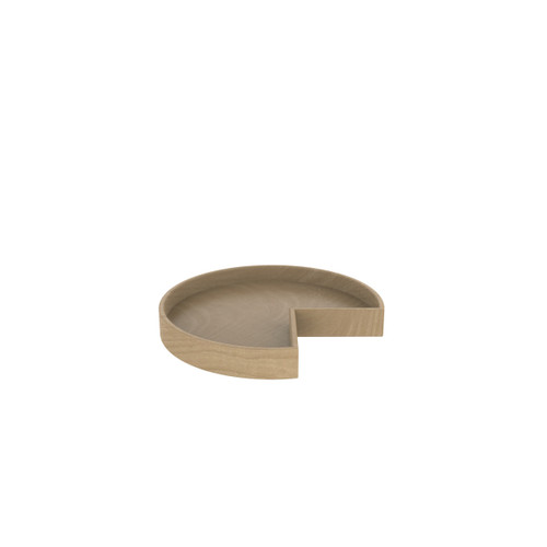 Rev-A-Shelf Natural Wood Kidney-Shaped Lazy Susan Shelf for Corner Wall Cabinets - LD-4NW-401-18-1