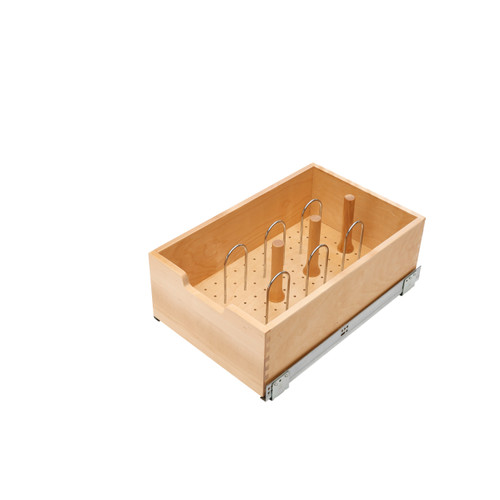 Rev-A-Shelf Wood Base Cabinet Pullout Drawers w/ Soft-Close - 4WDB7-18SC-1