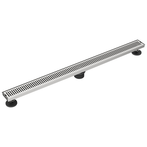 Vigo 36 Inch Linear Shower Drain In Brushed Nickel