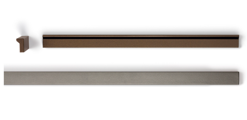 Viefe Angle - cc192L300mm Metal Brown Door Handle - 0077192LM41
