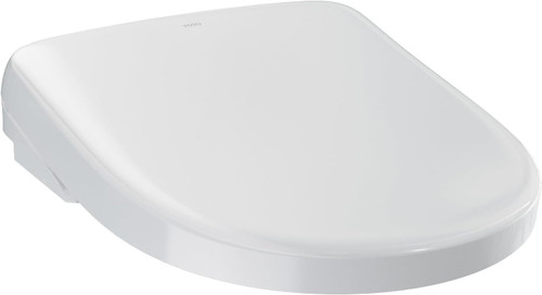 TOTO® S7 WASHLET®+ Electronic Bidet Toilet Seat with EWATER+® Bowl and Wand Cleaning and Classic Lid, Round, Cotton White - SW4725#01