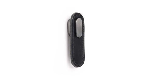Viefe 0507070P9931 OBLONG - 22X70mm Black Leather+Brushed Grey Handle Viefe 0507070P9931 OBLONG - 22X70mm Black Leather+Brushed Grey Handle