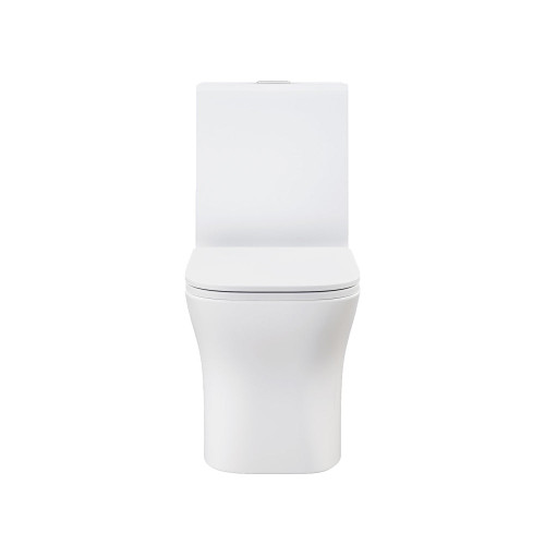 Swiss Madison SM-1T106MW Concorde One Piece Square Toilet Dual Flush 1.1/1.6 gpf - Matte White