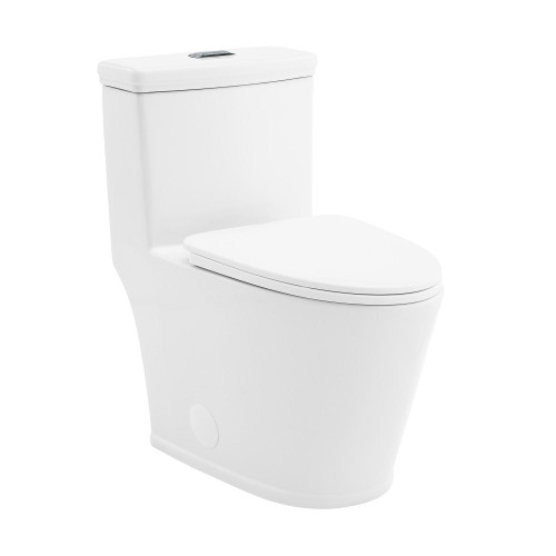 Swiss Madison SM-1T115-6 Beau One-Piece Elongated Toilet Dual-Flush 1.1/1.6 gpf (6-Pack)