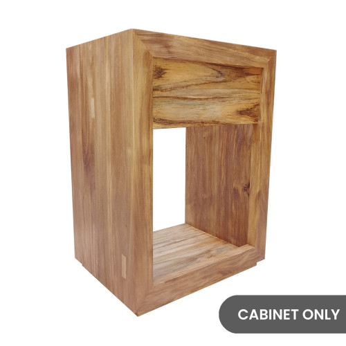 Swiss Madison SM-BV369TK-C Rennes 24" Reclaimed Wood Vanity - Natural Teak - Cabinet Only Swiss Madison SM-BV369TK-C Rennes 24" Reclaimed Wood Vanity - Natural Teak - Cabinet Only