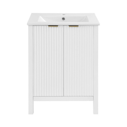 Swiss Madison SM-BV290 Bastille 24" Bathroom Vanity in White With Sink