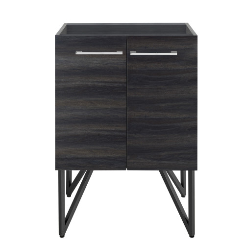 Swiss Madison SM-BV222-C Annecy 24" Black Walnut Bathroom Vanity - Cabinet Only