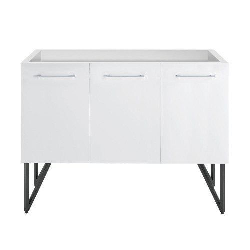 Swiss Madison SM-BV214-C Annecy 48" Glossy White Bathroom Vanity - Cabinet Only