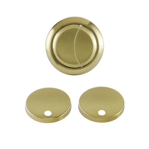 Swiss Madison SM-CH02G Dual Push Button Toilet Flush Hardware - Brushed Gold (SM-1T112)