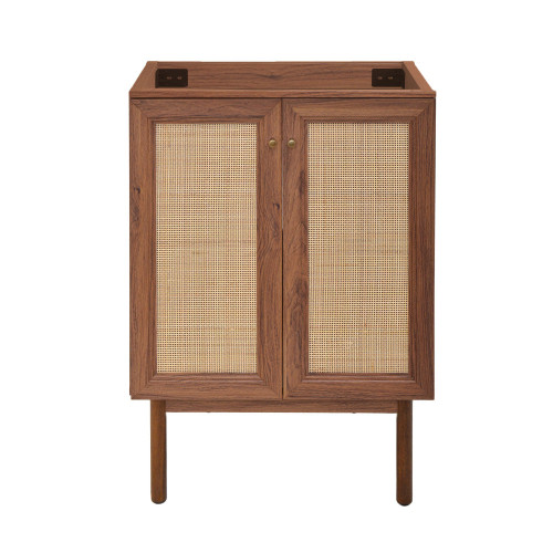 Swiss Madison SM-BV662WN-C Classe 24" Bathroom Vanity - Dark Walnut - Cabinet Only