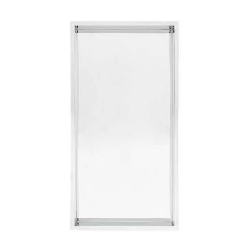 Swiss Madison SM-SWN00C Voltaire 12" x 24" Stainless Steel Single Shelf Wall Niche - Polished Chrome