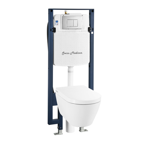 Swiss Madison SM-STK0804PS Hugo Intelligent Wall-Hung Toilet with Bidet Bundle