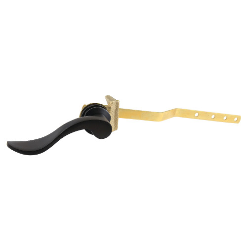 Kingston Brass NuWave Front Mount Toilet Tank Lever, Matte Black - KTDFL0