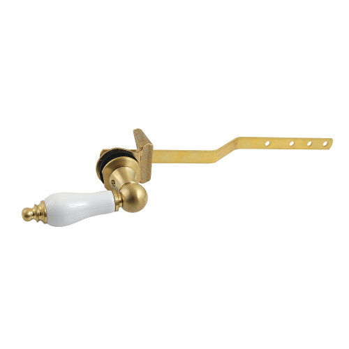 Kingston Brass Victorian Front Mount Toilet Tank Lever, Brushed Brass - KTPL7
