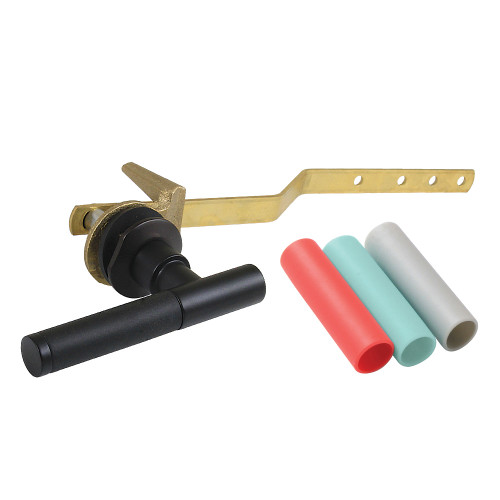 Kingston Brass Kaiser Front Mount Toilet Tank Lever, Matte Black - KTCKL0