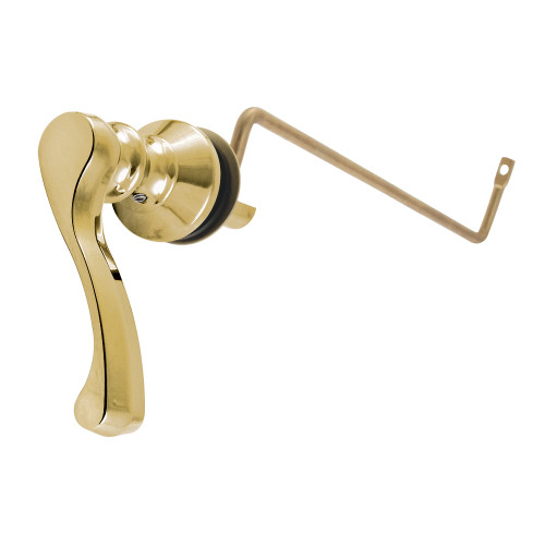 Kingston Brass French Side Mount Toilet Tank Lever, Polished Brass - KTFLS2