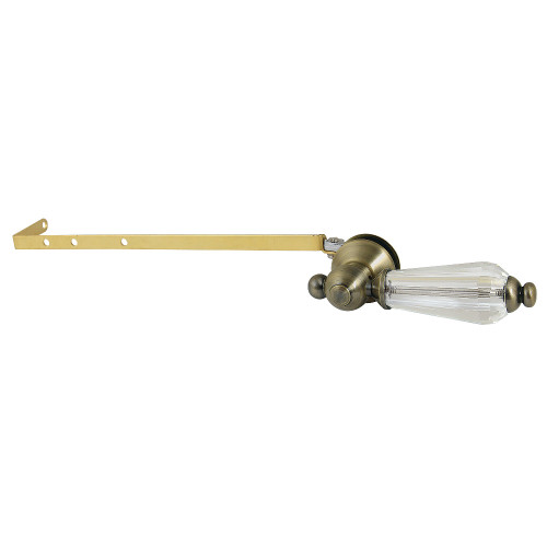 Kingston Brass Willshire Universal Front or Side Mount Toilet Tank Lever, Antique Brass - KTWLLD3