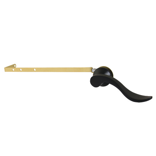 Kingston Brass NuWave Universal Front or Side Mount Toilet Tank Lever, Matte Black - KTDFLD0