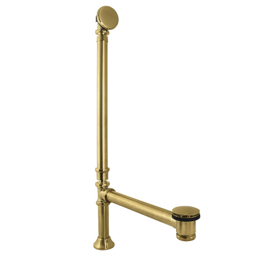 Kingston Brass Vintage Double Swivel Toe Touch Waste and Overflow, Polished Nickel - CC2717