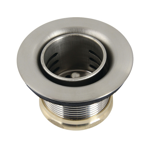 Kingston Brass Portland Stainless Steel Bar Sink Basket Strainer, Brushed Nickel - K451BBN