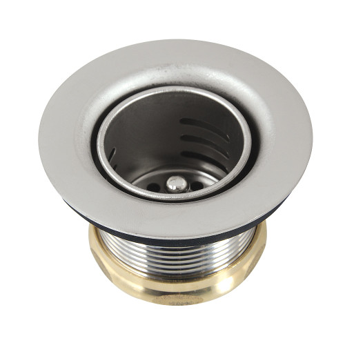 Kingston Brass Portland Stainless Steel Bar Sink Basket Strainer, Polished Nickel - K451BPN