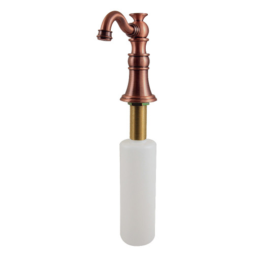Kingston Brass American Classic Soap Dispenser, Antique Copper - SD1976AC